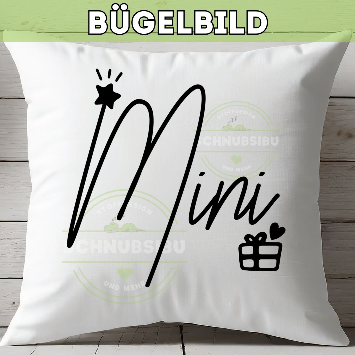 Bügelbild Muttertag - Mama Min